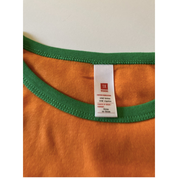 NEW Women's Plus Size Halloween Pumpkin Matching Family Pajama Set - Size 1X - Picture 5 of 8